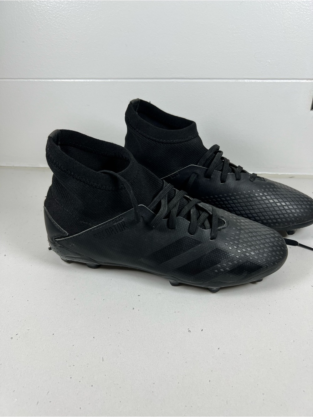 adidas Predator 19.3 FG Soccer Cleats Core Black Men’s Size 6 EG9807